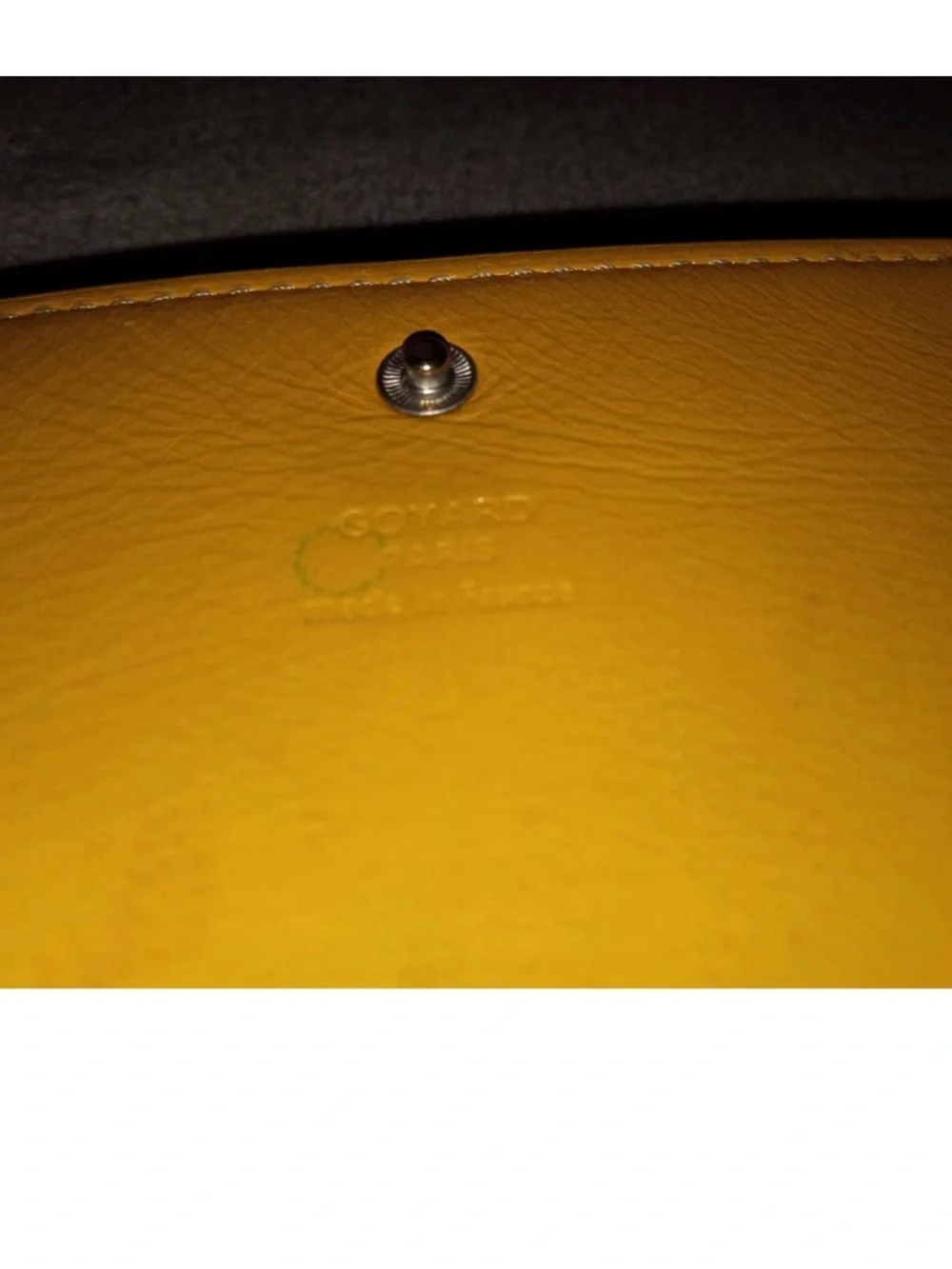 Goyard Yellow wallet-Authentic